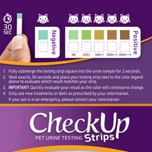 Load image into Gallery viewer, CheckUp Pet Urine Testing Strips