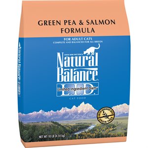 Natural Balance Cat LID - Green Pea & Salmon Formula 10lb
