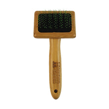 Load image into Gallery viewer, Bamboo Groom - Soft Slicker Brush with Stainless Steel Pins & Comfort Tips
