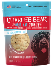Load image into Gallery viewer, Charlee Bear Original Crunch (16oz) Natural Treats for Dogs (with Grains)
