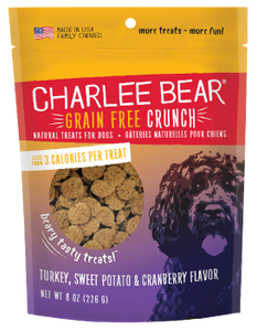 Charlee Bear Grain Free Crunch (8oz) Natural Treats for Dogs