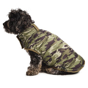Hotel Doggy - Camo Puffer Jacket with Fleece