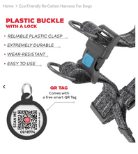 Load image into Gallery viewer, Wau Dog Eco-Friendly Re-Cotton Step-In Harnesses for Dogs