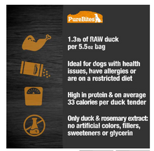 Load image into Gallery viewer, PureBites® - Pure Duck Tenders/Filets de canard purs (156g)