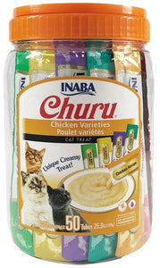 Inaba® Cat Churu® Purées - Variety Pack/Pack Variété (50x14g)