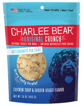 Load image into Gallery viewer, Charlee Bear Original Crunch (16oz) Natural Treats for Dogs (with Grains)
