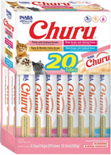 Load image into Gallery viewer, Inaba® Cat Churu® Purées Variety Pack/Pack Variété 280g (20x14g)