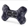 Load image into Gallery viewer, Haute Diggity Dog - Black Checker Chewy Vuiton Bones