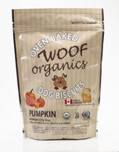 Load image into Gallery viewer, Woof Organics Dog Biscuits 227g