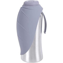 Charger l'image dans la galerie, Messy Mutts Travel Water Bottle with Flip Up Bowl (700ml)