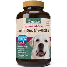 Load image into Gallery viewer, NaturVet Advanced Care ArthriSoothe Gold Tabs & Chews