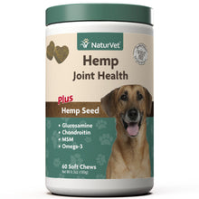 Load image into Gallery viewer, NaturVet Hemp Soft Chew Dog Supplements (60ct)
