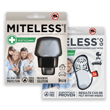 Load image into Gallery viewer, Miteless Home Plug n Ultrasonic Protection Against Dust Mites (Light Blue)