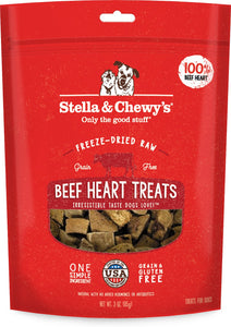 Stella & Chewy Freeze-Dried Hearts Dog Treat (3oz)
