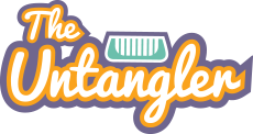 Untangler Combs with rotating stainless steel teeth