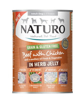 Load image into Gallery viewer, Naturo Natural Grain & Gluten Free Wet Dog Food