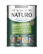 Load image into Gallery viewer, Naturo Natural Grain & Gluten Free Wet Dog Food