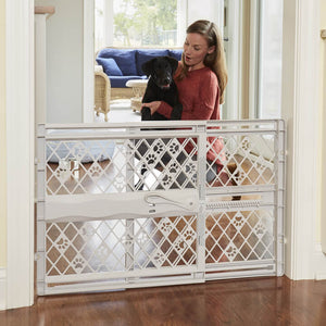 northstates™ mypet® Paws Portable Pet Gate - Grey