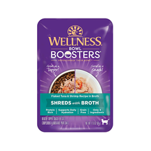 Load image into Gallery viewer, Wellness® Bowl Boosters® Shreds with Broth Wet Cat Food Topper
