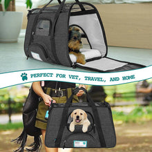 Load image into Gallery viewer, Heather Tote Bag Pet Carrier/Sac de transport pour animaux Heather Tote Bag
