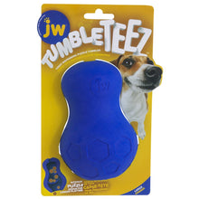 Load image into Gallery viewer, JW Pet Products Tumble Teez Treat Toy Large Blue
