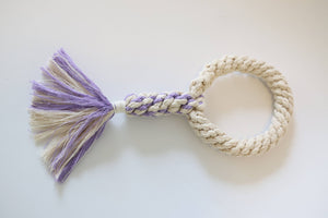 Knotty Pawz - Macrame Tug Toys for Puppies/Jouets à tirer en macramé pour chiots