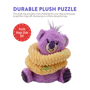 Charming Pet® Ringamals Plush Puzzle Dog Toys