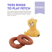 Load image into Gallery viewer, Charming Pet® Ringamals Plush Puzzle Dog Toys
