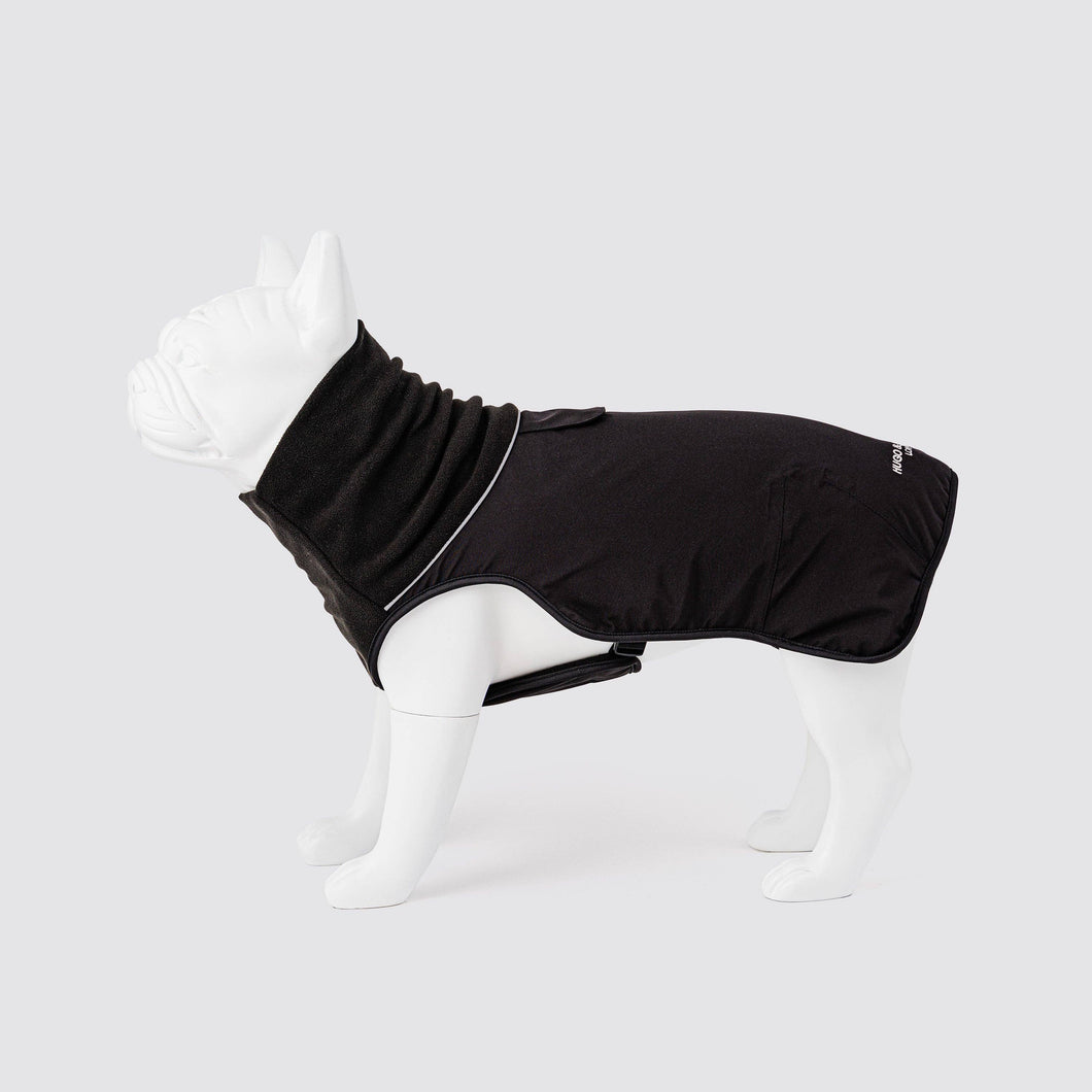 Hugo & Hudson - Thermal Self Heating Dog Jacket - Black/Veste autochauffante thermique pour chien - Noir