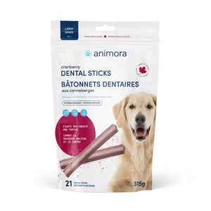 Animora - Cranberry Dental Sticks/Bâtonnets Dentaires aux Canneberges