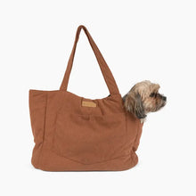 Load image into Gallery viewer, NoblePup - Little Pup Corduroy Carrier/Porte-chiot en velours côtelé
