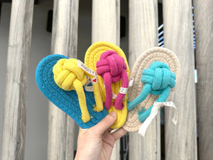 Knotty Pawz - Sustainable Slipper Rope Toys for Dogs/Jouets durables en corde pour chiens