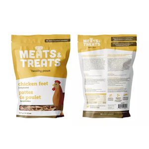 Healthy Paws Meats & Treats - Dehydrated Chicken Feet - 114g