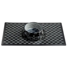 Load image into Gallery viewer, Haute Diggity Dog - Checker Chewy Vuitton Placemat/napperons Black/Noir
