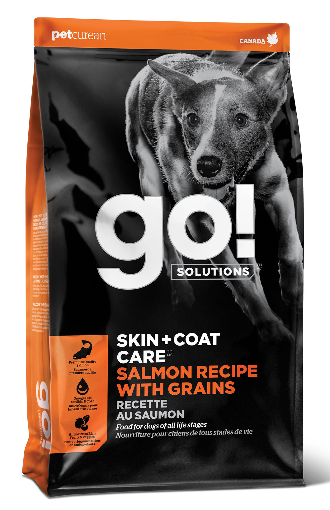 Go! Solutions™ - Skin + Coat Care™ -  (with Grains)/Nourriture pour chiens (avec céréales)