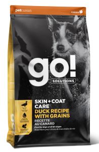 Go! Solutions™ - Skin + Coat Care™ - Duck Dog Food (with Grains)/Nourriture pour chiens au canard (avec céréales) 22lb