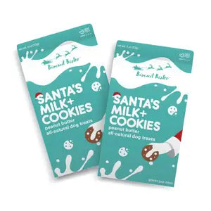 Spunky Pup - Santa's Milk + Cookies - Peanut Butter Dog Treats - (4oz)