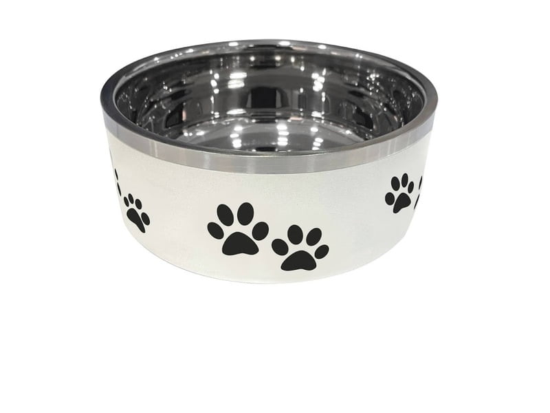 Indipets™ - Double Wall Bowls with Paws/Bols à double paroi avec patte ...