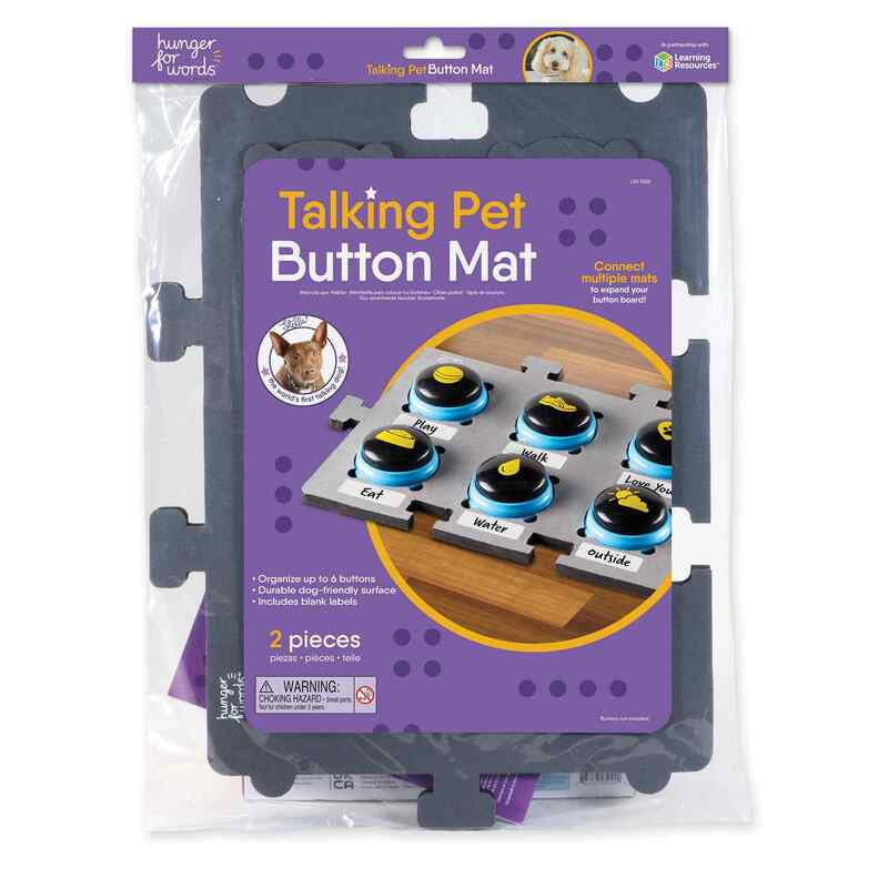 Hunger For Words™ - Talking Pet Button Mat/Tapis à boutons