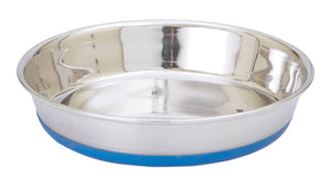 Indipets™ - Shallow Heavy Dish with Bonded Rubber Base/Plat lourd peu profond avec base en caoutchouc collé