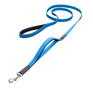 Smellydogz 6ft. Double Handle Lead 3/4" - Blue