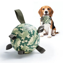 Charger l'image dans la galerie, Nocciola Magic Pup - Soccer Ball with Straps/Ballon de football avec sangles
