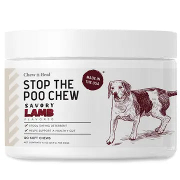 Chew+Heal™ - Stop the Poo Chew/Arrêtez de mâcher des crottes (264g)