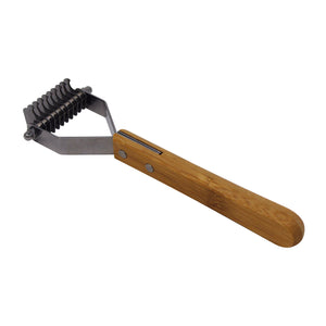 Bamboo Groom - Dematting Comb with 10 Stainless Steel Teeth