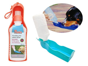PAWS Pet Water Bottle/Bouteille d'eau pour les Animaux (250ml)