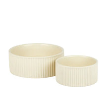Load image into Gallery viewer, Jardin - Ribbed Pet Bowl Collection/Collection de bols côtelés pour animaux de compagnie
