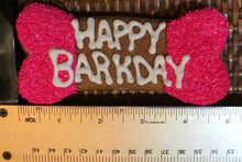 Load image into Gallery viewer, Happy Barkday Dipped Bone Pink - Dog Treat
