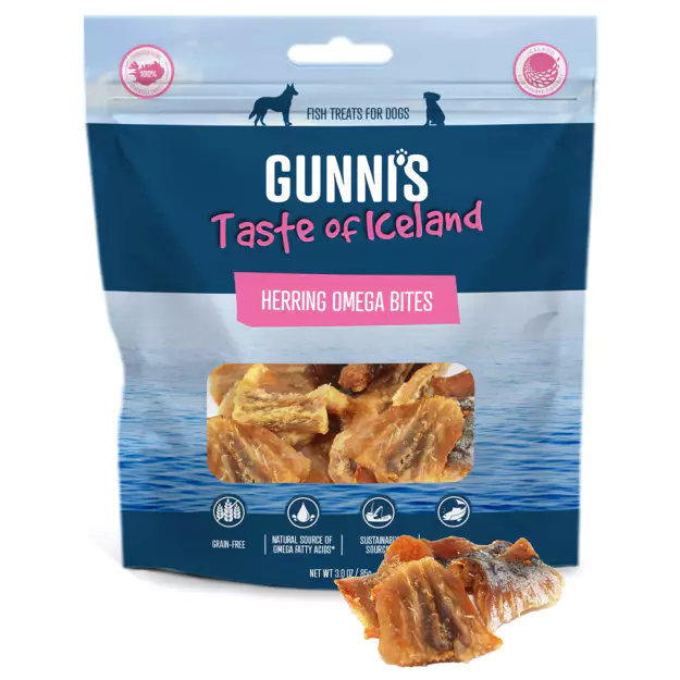 Gunni's Taste of Iceland - Herring Omega Bites (3oz)