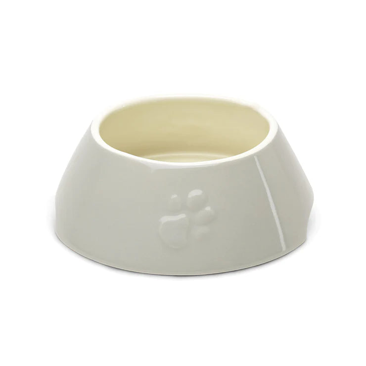 Scruffs - Icon Long Eared Dog Food & Water Bowl - Light Grey