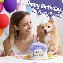 Load image into Gallery viewer, Fuzzwoof - Squeaky Birthday Cake Toy/Jouet de gâteau d'anniversaire qui grince
